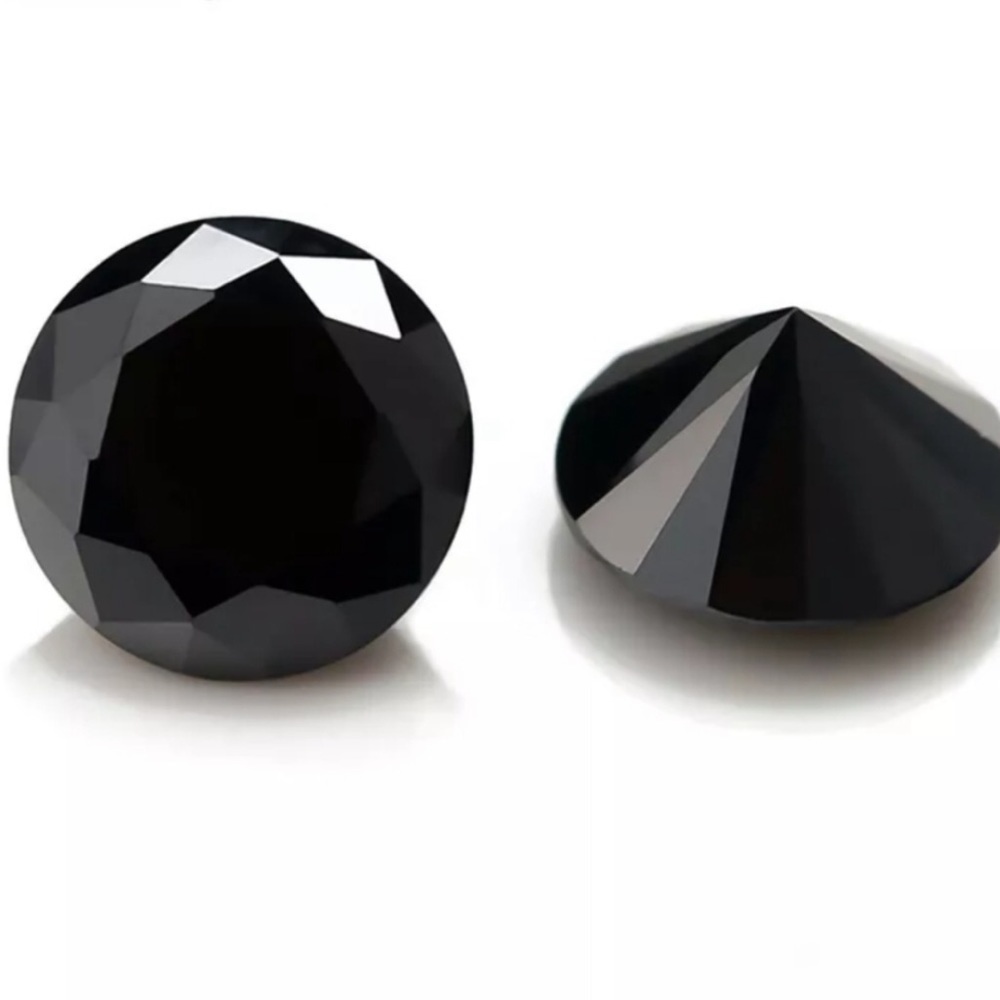 Certified 1ct. t.w. Moissanite Black Loose D VVS1 Stone NEW